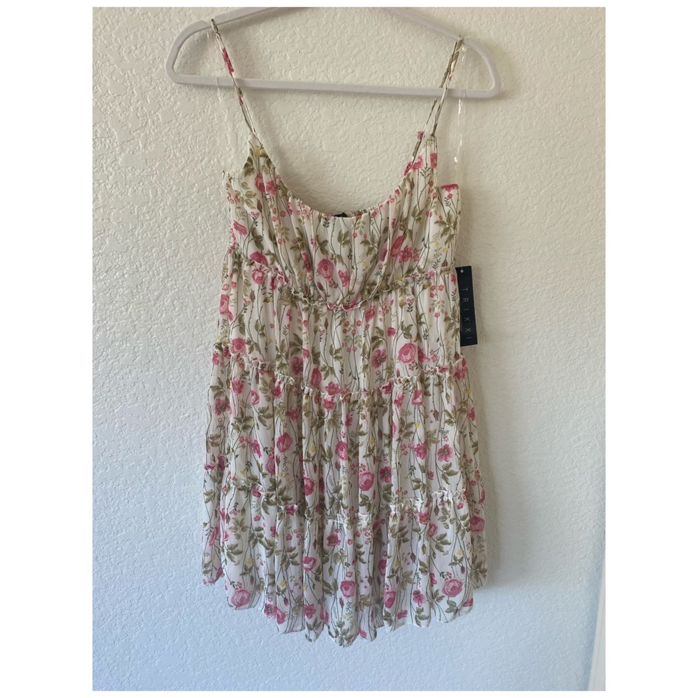 Floral Chiffon Print Dress